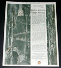 1925 OLD MAGAZINE PRINT AD, POST POSTUM CEREAL, BATTLE CREEK, MYRON PERLEY ART!
