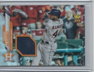 YORDAN ALVAREZ '20 TOPPS FACTORY SET CROMO RIFRATTORE ROOKIE JERSEY CARD-FANTASTICA - Foto 1 di 12