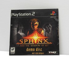 PS2 SPHINX AND THE SHADOW OF SET Demo Disc NEW SEALED FAST SHIP Playstation 2