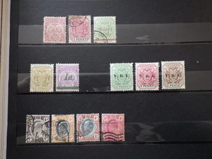 12x Timbres Stamps TRANSVAAL SOUTH AFRICA 1885-1906 Used & Unused MH * VRI - Picture 1 of 6