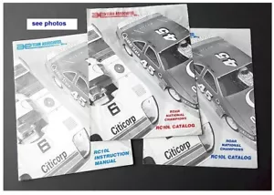 3pcs Vintage RC Pan Car Team Associated 1/10 RC10L Full Manual Parts Catalogues - Picture 1 of 6