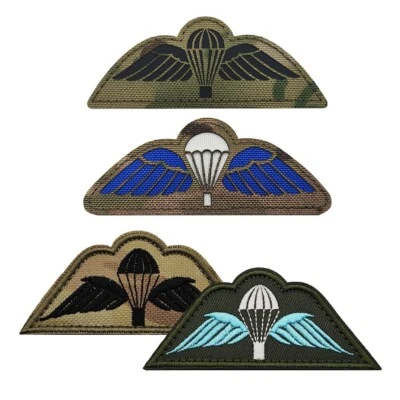 Embroideried IR Reflective British Paratroopers UK Military Patch Fastener Badge - Image 1 of 3
