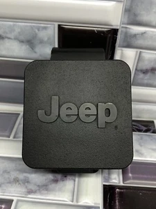 2014-2023 JEEP WRANGLER GRAND CHEROKEE GLADIATOR TRAILER HITCH COVER PLUG OEM - Picture 1 of 4