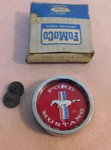 1965 1966 Mustang GT Fastback Convertible NOS STYLED STEEL WHEEL CENTER HUB CAP - Picture 1 of 6
