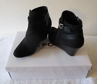 Nuevo en caja Botines Report Garrie Mujer Imitación Gamuza 9.5 Negros Precio de venta sugerido por el fabricante $70 Foto 1 de 4