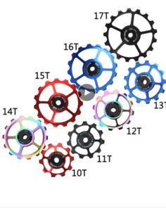 Ingranaggio ruota sostegno deragliatore posteriore bici bicicletta mountain bike - Imagen 1 de 2