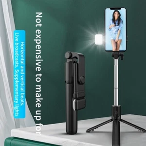 Selfie Stick Tripod Stand Phone Holder with Bluetooth Remote For i Phone Camera - Picture 1 of 16