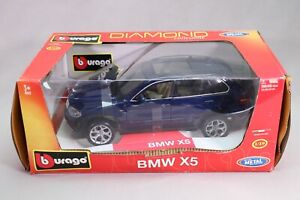 LJ377 BURAGO DIAMOND 18-11020 1/19 1:19 BMW X5 bleu