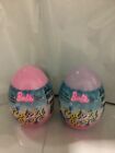 Lot of 2 Barbie Color Reveal Easter Eggs With 1 Accessory & 3 Pet Surprise Toys 