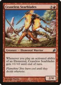 SEARBLADES INCESANTES X 4 E/X+ LORWYN MAGIC THE GATHERING - Imagen 1 de 1