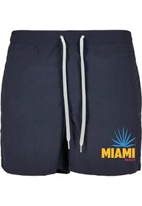 Mister Tee Miami Beach Swimshorts Badehose Beachwear Sommer Beachshorts Strand - Picture 1 of 4