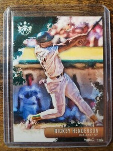 2019 Panini Diamond Kings Rickey Henderson #85 Oakland Athletics HOF All-Star