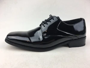 Antonio Zengara Herren Tony Oxford-Schuhe Größe 13M, schwarz Lack 1263 - Bild 1 von 8