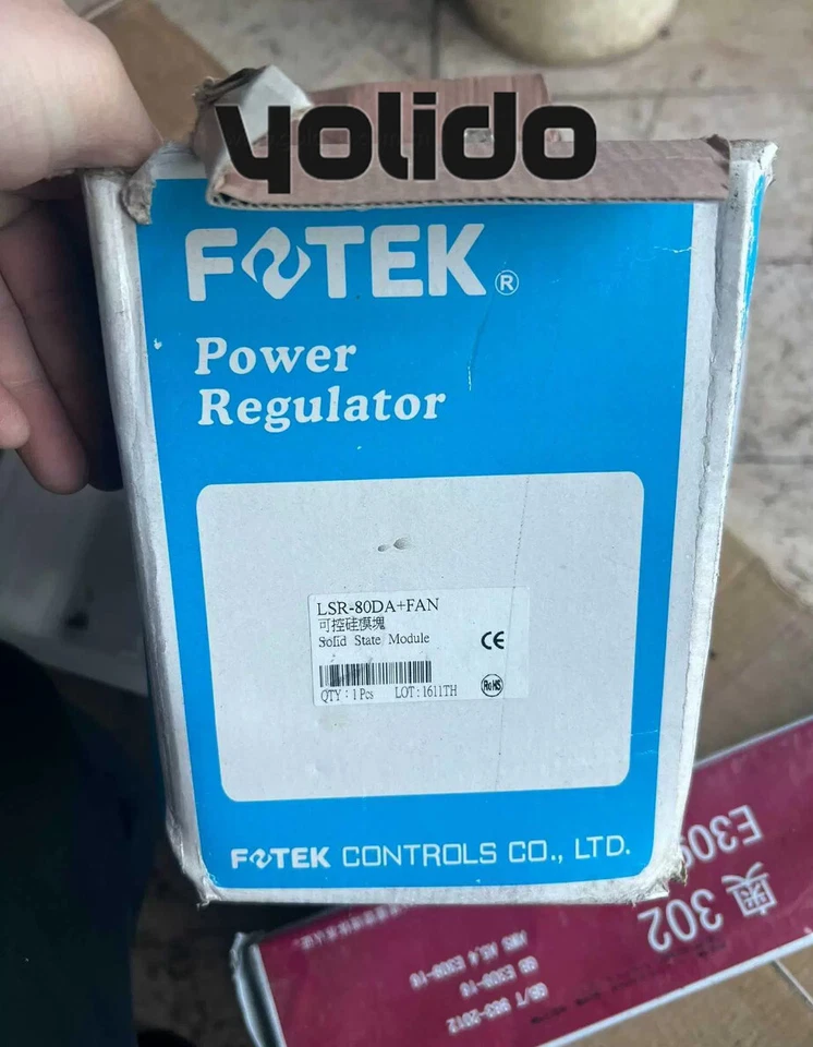 1PC New Fotek LSR-80DA+FAN LSR-80DA Solid State Module Brand Free Ship - Image 1 of 4