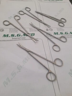 Professional Best Quality Surgical Metzenbaum Scissors Stailess Steel Set 5PCS - Image 1 of 4