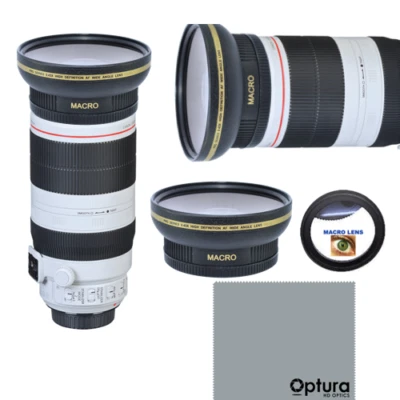 HD3 WIDE FISHEYE LENS + MACRO LENS FOR Canon EF 100-400mm f/4.5-5.6L IS II USM  - Image 1 of 4