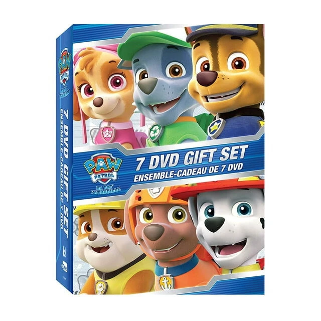 Paw Patrol 7 DVD Bilingual Kids DVD Gift Set Foto 1 de 1