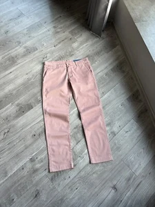Jacob Cohen classic men's straight pink chino pants Size: 34 - Picture 1 of 14