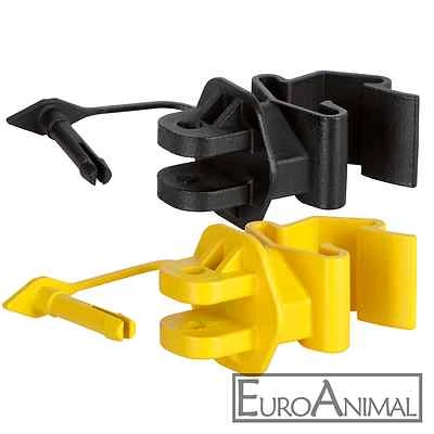 AKO Pinlock-Isolatoren mit Stift für T-Pfosten T-Post für Draht Litze Seil