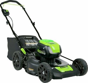 GREENWORKS PRO MÄHER Akku Rasenmäher 80V 51cm GD80LM53 ohne Radantrieb