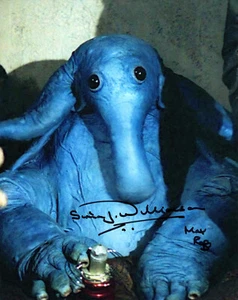 Autógrafo Simon J. Williamson Star Wars Max Rebo autógrafo - Imagen 1 de 1