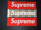 Supreme sticker Burberry Box Logo BoGo