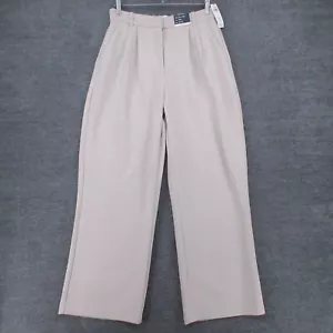 Pantalones Abercrombie Fitch Mujer 30/10 Beige Ultra Alto Pierna Ancha Curve Love - Imagen 1 de 14