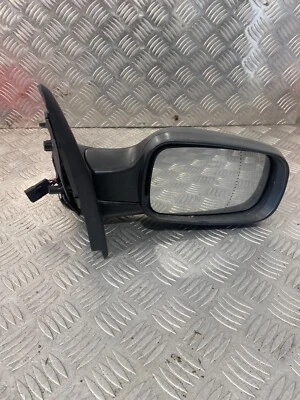 2007 RENAULT MEGANE MK2 DRIVER SIDE WING MIRROR BLACK 015877 #10 - Image 1 of 3