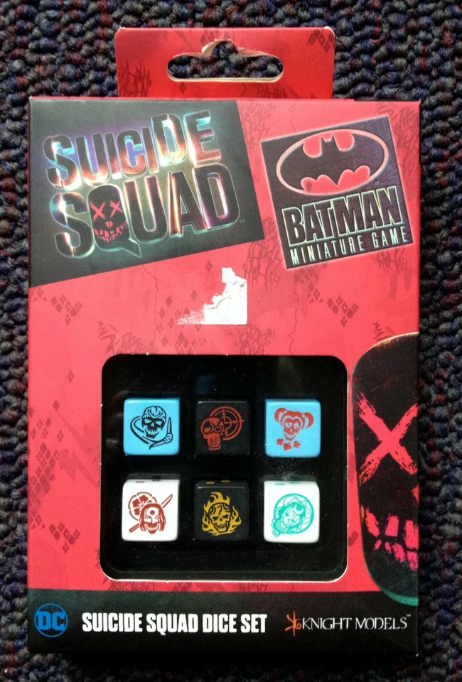 Suicide Squad Dice Set Batman Miniature Game DC Knight Models - Image 1 of 1