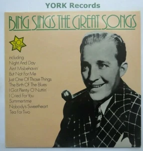 BING CROSBY - Bing Sings The Great Songs - Excellent Con LP Record MCA MCFM 2721 - Picture 1 of 1