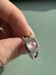 David Yurman Sterling Silver Ring Size 7  - Picture 1 of 16