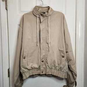 Herren Dash Lifes Adventures Windbreaker Khaki Größe XL Vintage - Bild 1 von 10