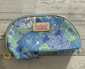 NWOT Lilly Pulitzer Estee Lauder Women Floral Zip Pouch Makeup Cosmetic Case Bag - Picture 1 of 9