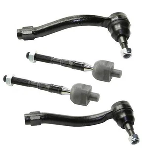 MOOG Front Inner Outer Steering Tie Rod Ends Kit 4PCS Set For Infiniti Q50 G37 - Picture 1 of 9