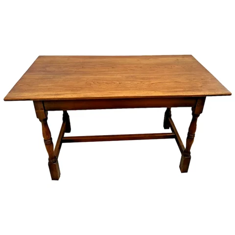 Authentic Stickley Farm Table Rectangle Solid Cherry Vintage 1940's furniture Cover