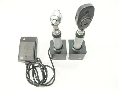 Heine Set Otoscopio Oftalmoscopio Mango Recargable Cargador NT300 Foto 1 de 4
