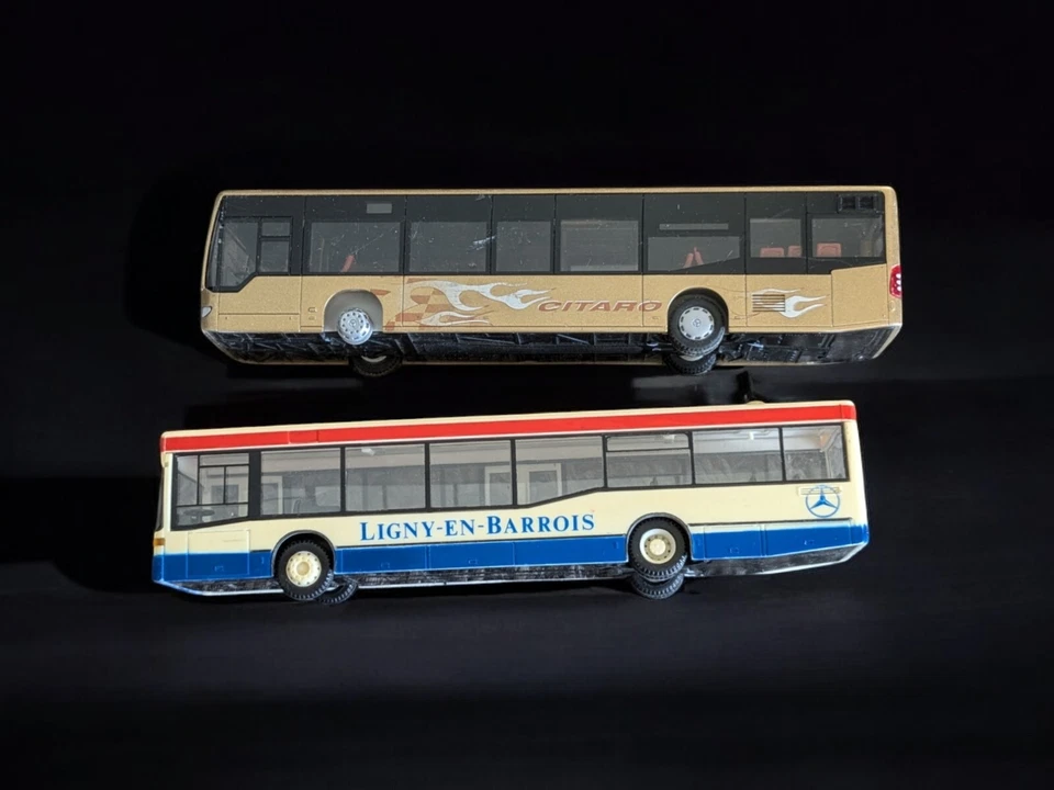 Véhicule - Jouet - Toy - Lot De 2 Bus Mercedes-Benz Citaro, Mercedes O 405 1/87 - Photo 1/4