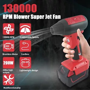 Milwaukee M18 18V Akku Akku Jet Ventilator Gebläse für PC Auto Baustelle Reinigung - Bild 1 von 13