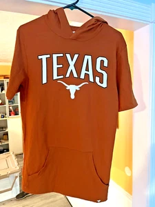University of Texas Longhorns Burnt Orange Hooded T-shirt Medium, Short Sleeves - Picture 1 of 2