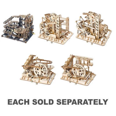 Robotime Marble Run Kit d'assemblage DIY Puzzle 3D en Bois à partir de 14 Ans - Photo 1/3