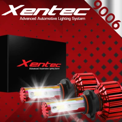 XENTEC LED HID Headlight kit 9006 White for 2001-2006 GMC Sierra 3500 - Image 1 of 4