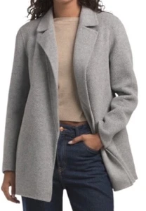 DUDLEY STEPHENS Double Layer Vello Fleece 2 Snap Jacke - Grau - Größe M - Made in USA - Bild 1 von 9