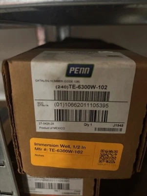 Penn te-6300w-102 immersion well - Image 1 of 3