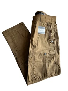 Eddie Bauer Men's 30x30 First Ascent Day Off Cargo Hiking Pants Hunter Brown NWT - Picture 1 of 8