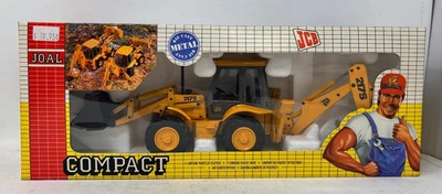 Vintage Joal JCB 4CX Site Master Backhoe Loader Die-Cast Scale 1:35 - Image 1 of 4