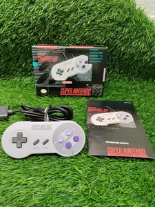 Super Nintendo SNES Original Controller Complete in Box CIB Tested - Picture 1 of 10
