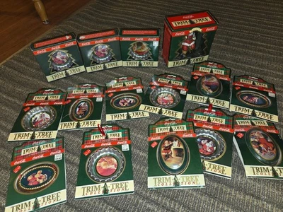 Vintage 1990-91  Coca Cola Trim a Tree Collection Christmas Lot - Image 1 of 4