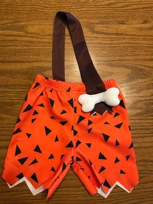 Disfraz Pantalones Cortos Bam Bam Niño Pequeño Halloween Picapiedra 12-18 Meses Foto 1 de 4