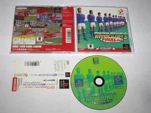 World Soccer Jikkyou Winning Eleven 3 Final Ver PS1 Japan import +obi US Seller - Picture 1 of 7