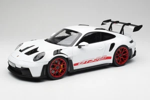 127530 Porsche 911 992 GT3 RS White & Pyro Red Norev 1/12 - Picture 1 of 6